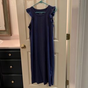 Universal Thread Blue Ruffle Sleeve Casual Dress